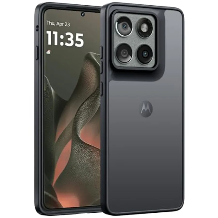 

Mo Edge-2025 Tranucent Case: Matte Textured Military e Drop Protection C Pone Cover - im Rugged Durable Sockproof Protective Bu