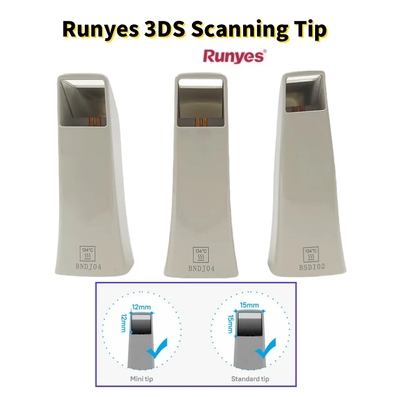 

Runyes Original Scanning Tips/Scanning Head for 3.0 Pro Intraoral Scanner Runyes 3DS Scanning Replacement Head Standard/Mini Tip