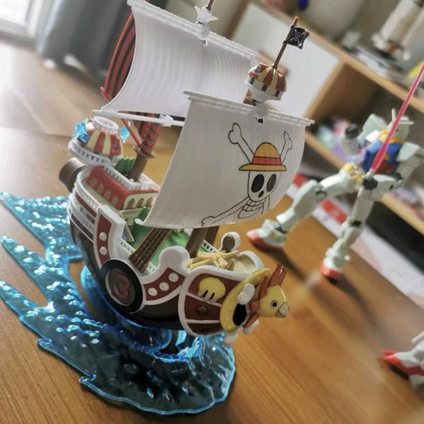 حار أنيمي قطعة واحدة البحرية القراصنة قارب ألف مشمس التماثيل تمثال بولي كلوريد الفينيل عمل الشكل جمع نموذج تجميعها لعبة السفينة #2