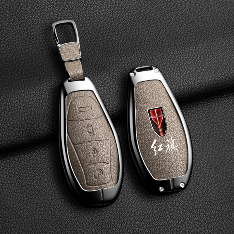 

Zinc Alloy For Hongqi HS5 H5 H9 HS7 H7 L5 HS3 L9 2023 2024 2025 Classic Protection Car Key Case Cover Key Shell Car Accessories