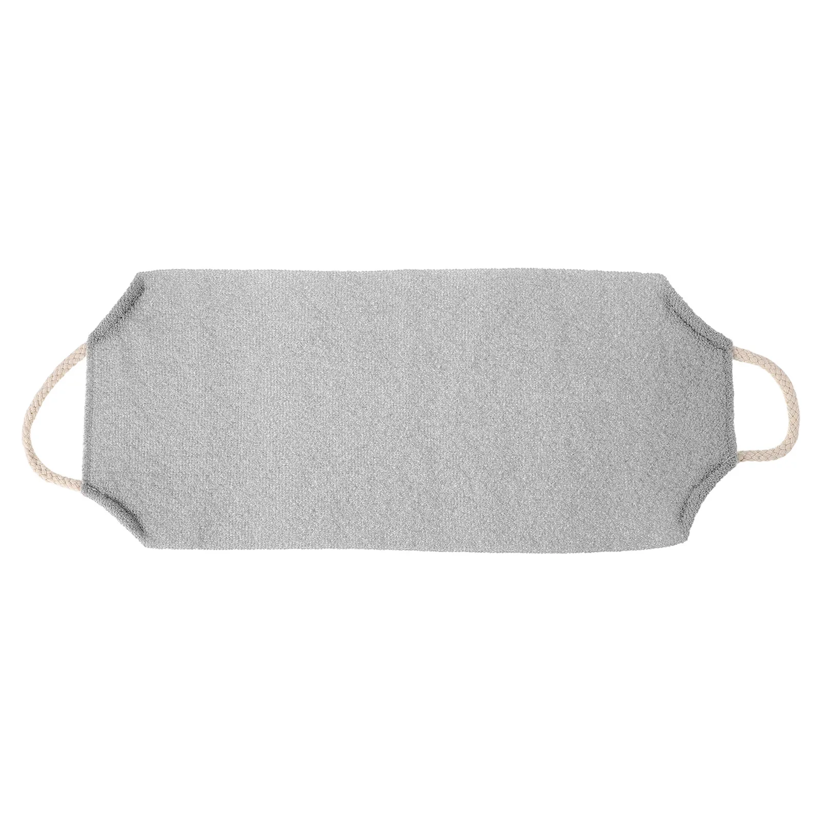 

Stretchable Back Scrub Bath Towel Exfoliating Body Shower Scrubber Washcloth Cloths Ergonomic Grip Soft Comfortable Anti