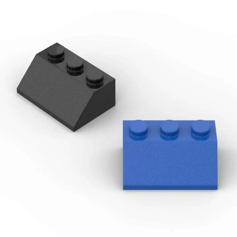 MOC 10 STKS Deel Baksteen 3038 Helling 45 Bouwstenen Set 2x3 Huis Kasteel Deeltje Educatief Monteren DIY Speelgoed Verjaardag Kid Gift