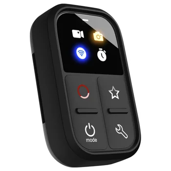 Wireless Smart Remote Control for GoPro Hero 12/11/10/9/8 LED Color Display Battery 50M Control Wrist Strap USB Cable