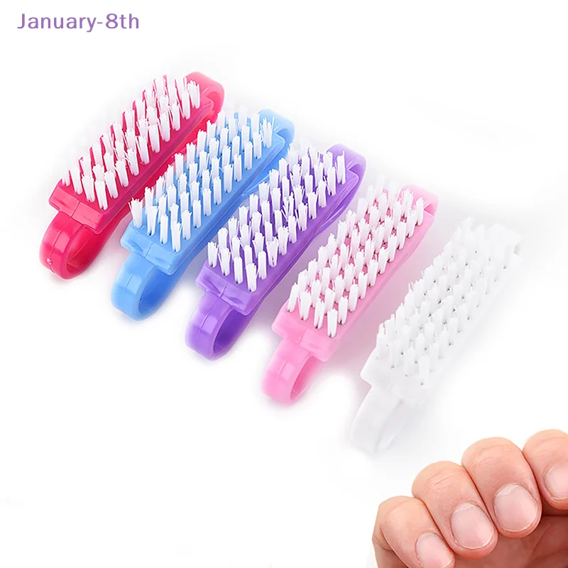 Horn Nail Brushes Nail Art Manicure Pedicure Soft Remove Dust Powder Cleaning Brush Tools Transparent Horn Brushes