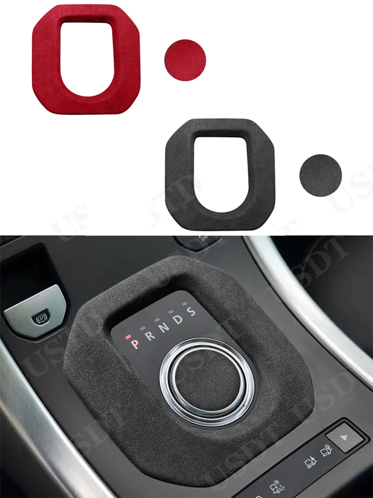 TOP Suede Central Control Gear Panel 2PCS Fit for Land Rover Range Rover Evoque 2012 2013 2014 2015 2016 2017 2018 2019