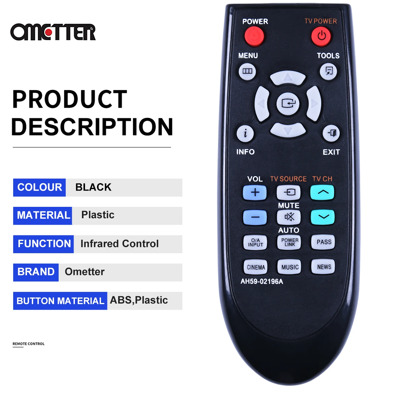 AH59 02196A para DXAC Falante Ativo de Áudio Controle Remoto HT-WS1 HT-SB1R HT-SB1G HT-WS1G HT-WS1R HTWS1G HTWS1R HT-SB1 HTSB1G