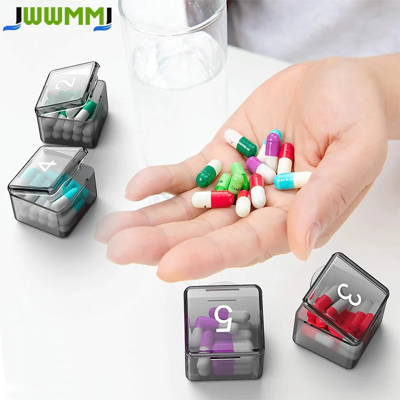 1Pcs  Large Monthly Pill Organizer,30 Day Pill Box 1 Time a Day,4 Weeks a Month Pill Case Container,Travel Friendly Medicine