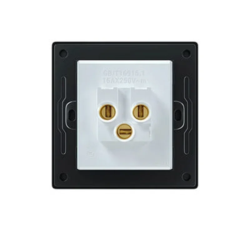 Tempered Glass Panel Wall Button Switch 1/2/3/4 Inputs Light Switch, International Universal LED Indicator, Reset Point, On/Off