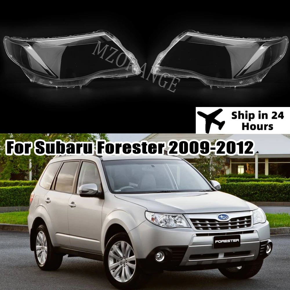 for Subaru Forester 2009 2010 2011 2012 Headlight Cover Glass Lens Headlamp Cover Light Shell Transparent Lampshade Left Right