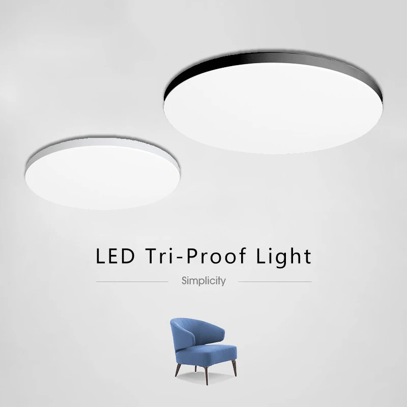 LED Decken leuchte 220V moderne drei Proof ings Lampe Wohnzimmer Schlafzimmer Küche Kronleuchter Innenraum Dekor Leuchten