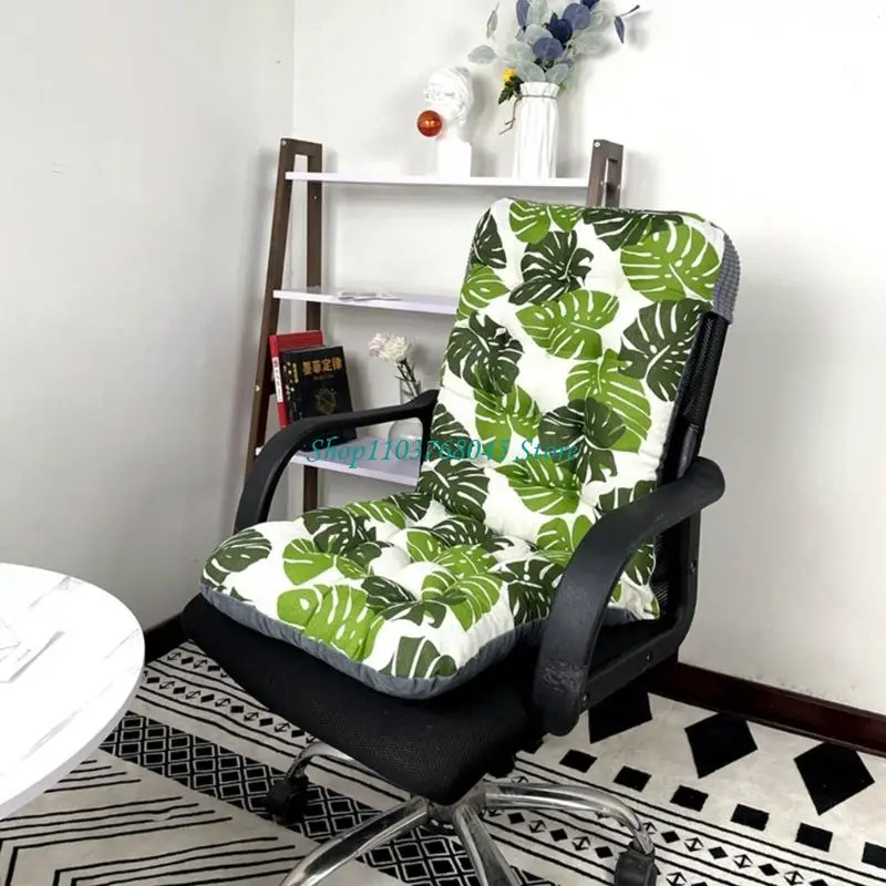R53F Polyester Hochrückenstuhlkissen, nicht schlau und bequem für sitzende Stuhlkissen für Haus- und Gartengebrauch – Detail 5