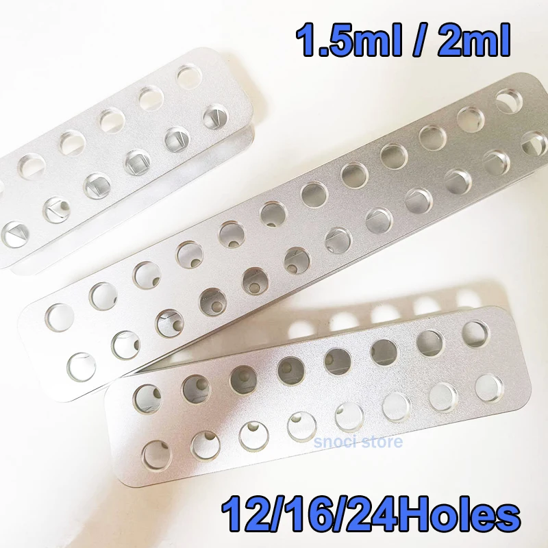 

lab Micro test tube rack magnetic shelf use for 1.5ml/2ml tubes lab magnetic separation to extract NGS rack12/14/24Holes 1Piece