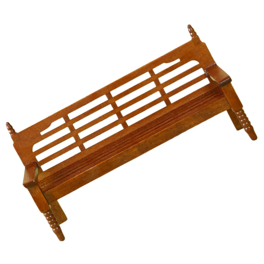 ของตกแต่งสวนจิ๋วสุดหรู ม้านั่งจิ๋ว เฟอร์นิเจอร์จิ๋วสำหรับจัดสวน DIY เฟอร์นิเจอร์เรซิ่นรูปม้านั่งสำหรับตกแต่งสวนสาธารณะ