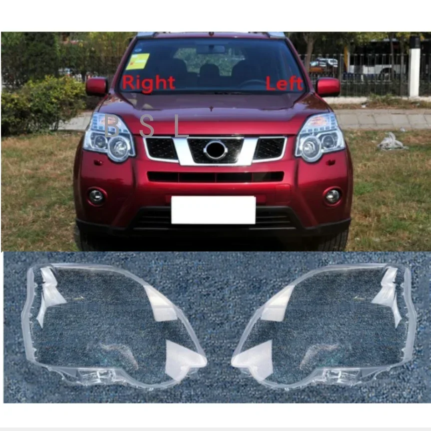 

Car Lens Glass Light Lamp Caps Headlamp Shell Transparent Lampshade For Nissan X-Trail 2011 2012 2013 Lampcover Headlight Cover