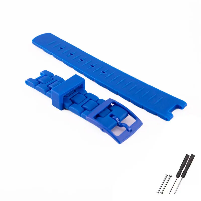 Watch accessories Resin watch band compatible for Swatch kids PU rubber strap FlikFlak kids Sports waterproofing belt buckle