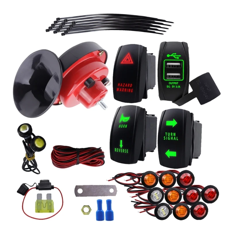 Comprehensive Turn Featuring High Brightness Lights For UTV ATVs Safety Enhancement Offering Simple Installation