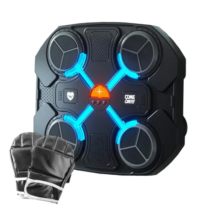 

Smart Music Boxing Machine Wall Target LED Lighted Sandbag Relaxing Reaction Training Target Fitness Equipment With Boxing Glove