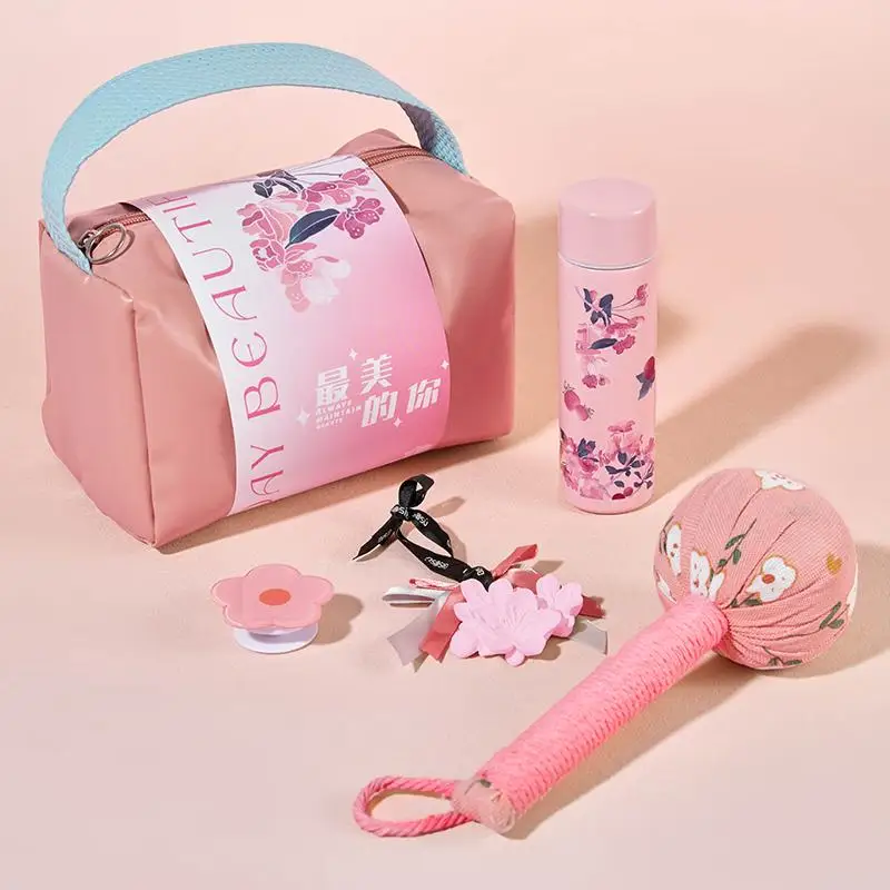 

Pink Girl Heart Chinese Sle 304 Stainl Steel Thermal Cup Gift Box Women's High-End Feeling Mid-Autumn Festival Gifts