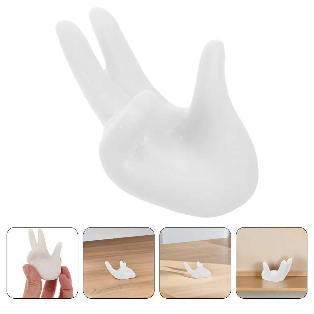 

3Pcs Resin Crystal Ball Stand Hand Shaped Sphere Display Decorative Desktop Holder for 2.5-6cm Crystal Balls Glass Ball Holder