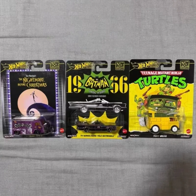 Oryginalny Hot Wheels Hxd63 Seria Popkultury Cyberpunk 2077 Airwolf Świąteczny Horror Model Samochodu Kolekcjonerski Zabawka Model Samochodu Prezent