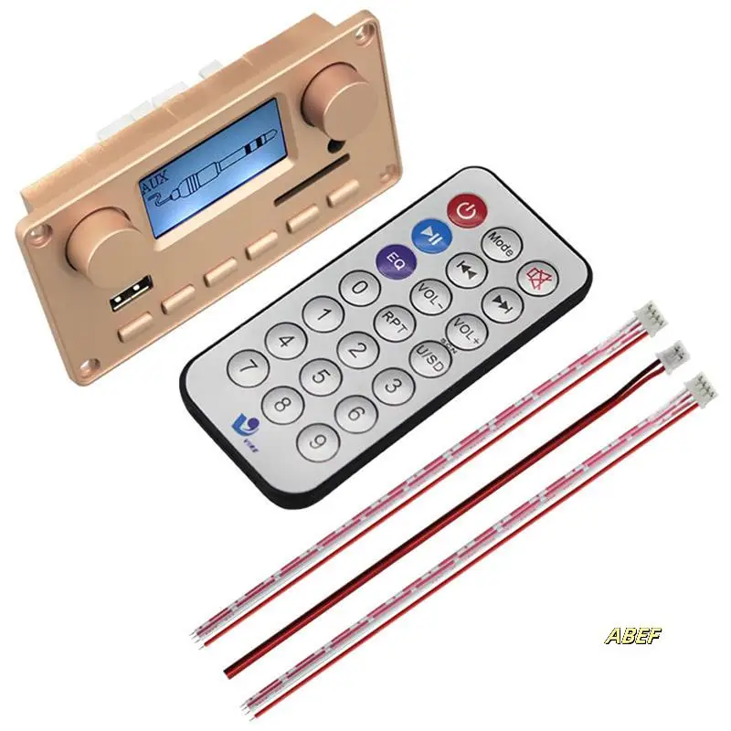 Беспроводной Bluetooth аудиоплеер MP3-декодер ЖК-дисплей Bluetooth аудио модуль автомобильные аксессуары