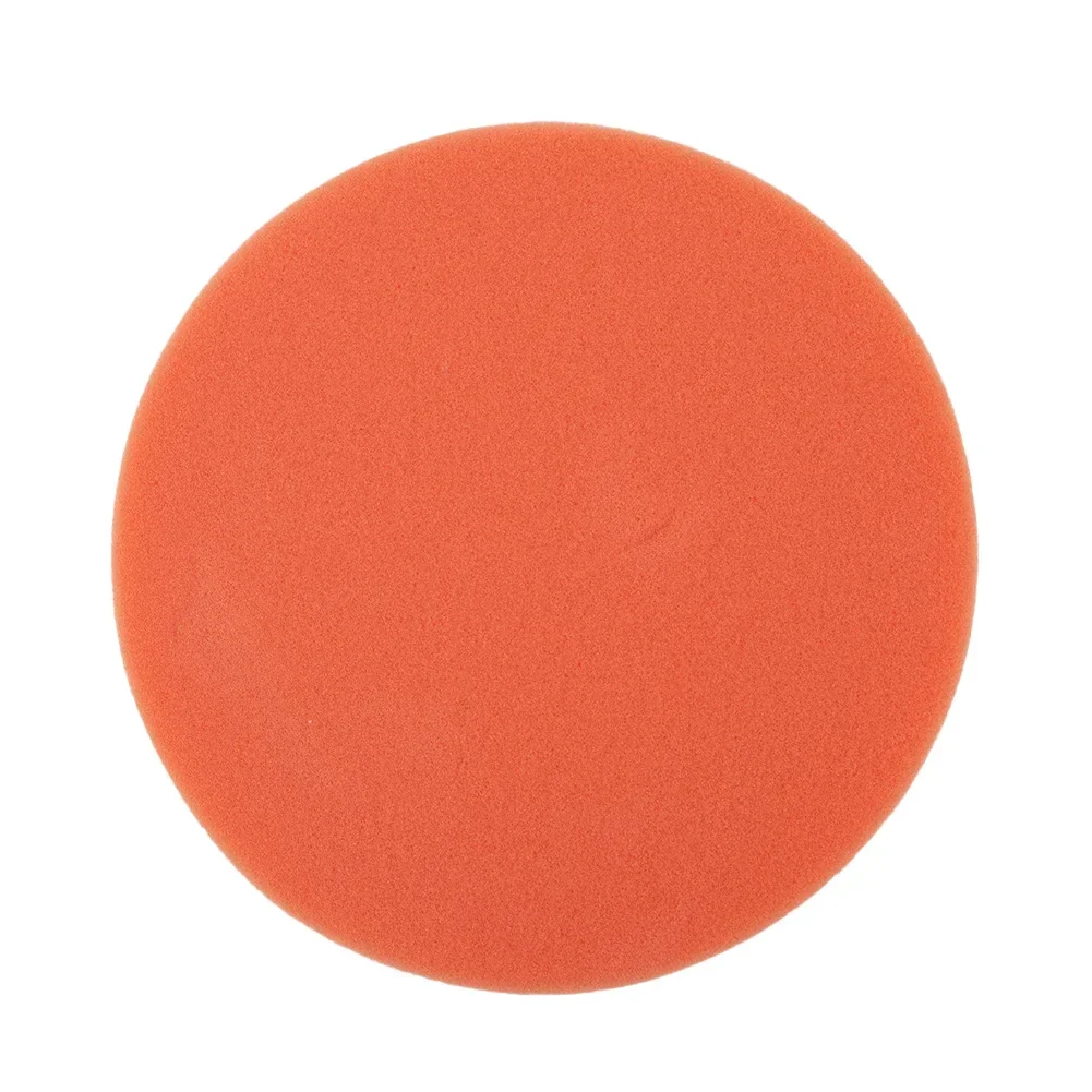 Buffing Pad Polishing Sponge 180mm Car Care Tool Waxing Orange Rotary Flat 7inch Hot New Practical Replacement