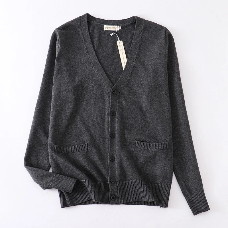 Hundreds of Comfortable Uniform Sweater Cardigan Jacket Women's Fall and Winter Japanese College Style School Uniform Tops