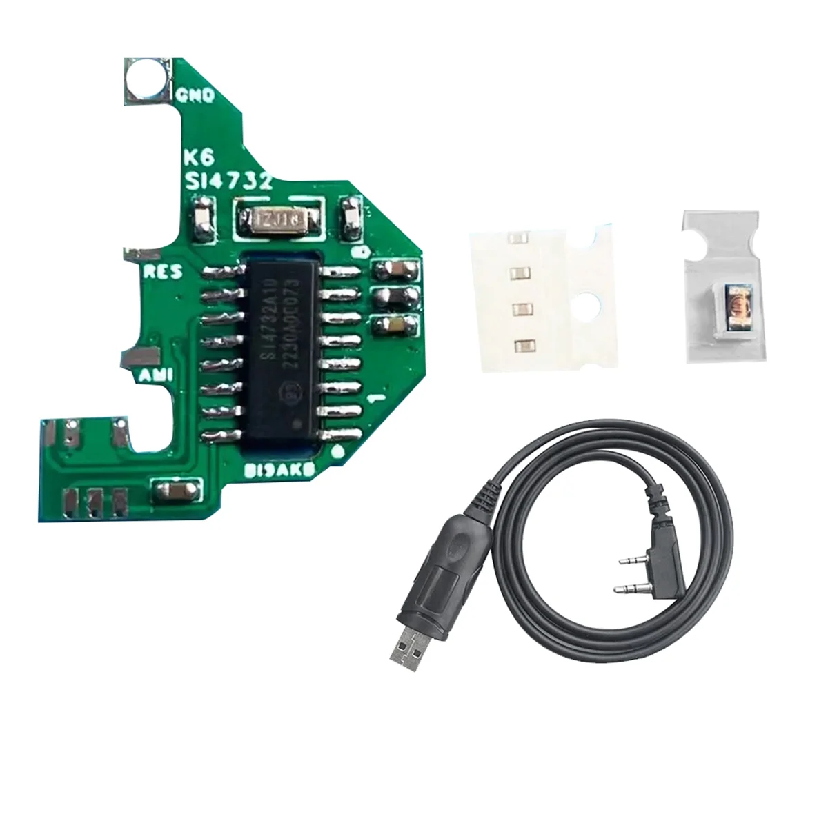 SI4732 Module+USB Programming Cable Shortwave Modification Module V2 FPC Version for Quansheng UV-K5 UV-K6