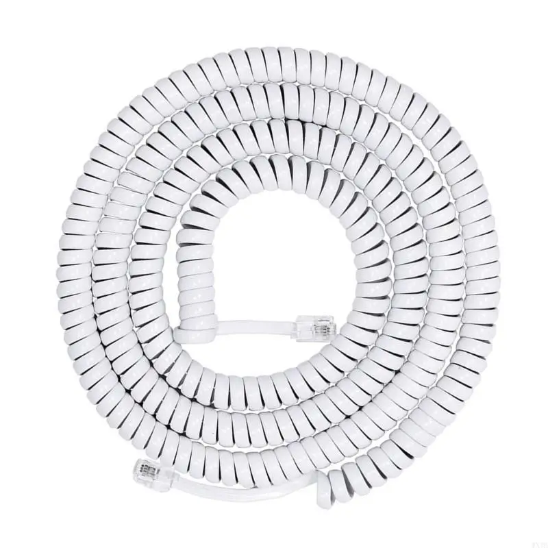 Spring Designing Telephone Line RJ9 RJ11 Phone Cable Wire For Clear Calls