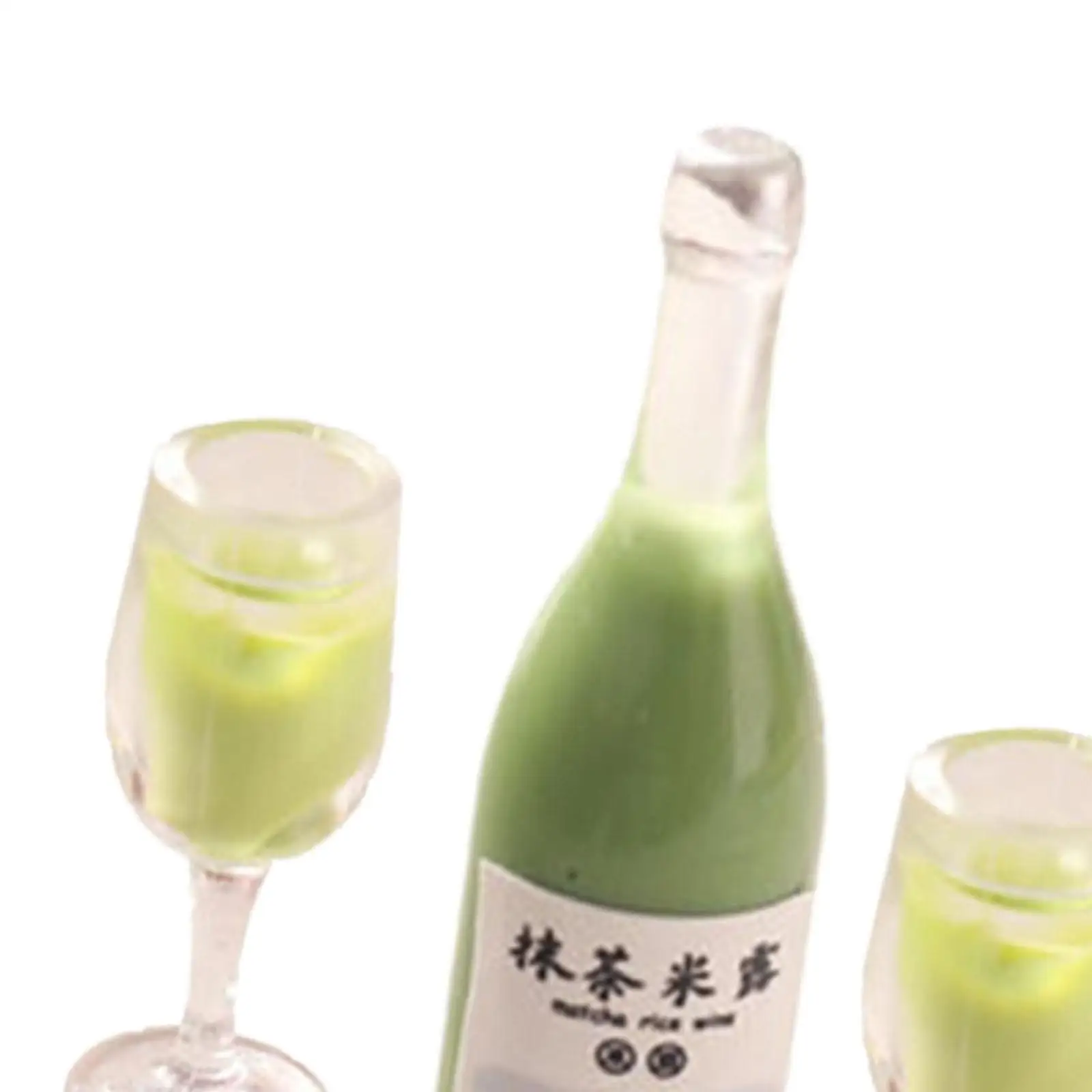 2x 1/12 Miniature Drink Bottle Drinks Bottle Tableware Miniature Dollhouse