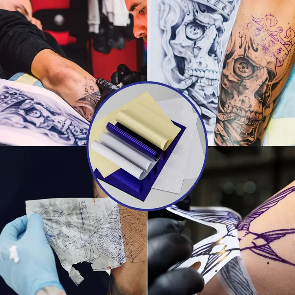 ورق استنسل بحجم A4، استنسل نقل 4 طبقات، لوازم المجموعة، متوافق مع ITP05/M08F/P90/MHT-P8009