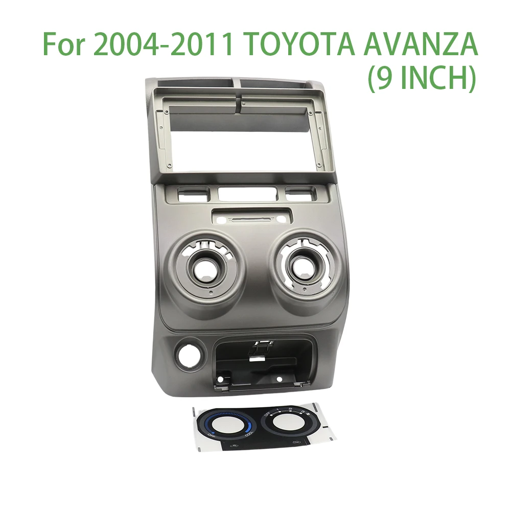 For 2004-2011 TOYOTA AVANZA Car Accessories 9 Inch Frame Fascia Adapter Android Radio Audio Dash Fitting Panel Kit