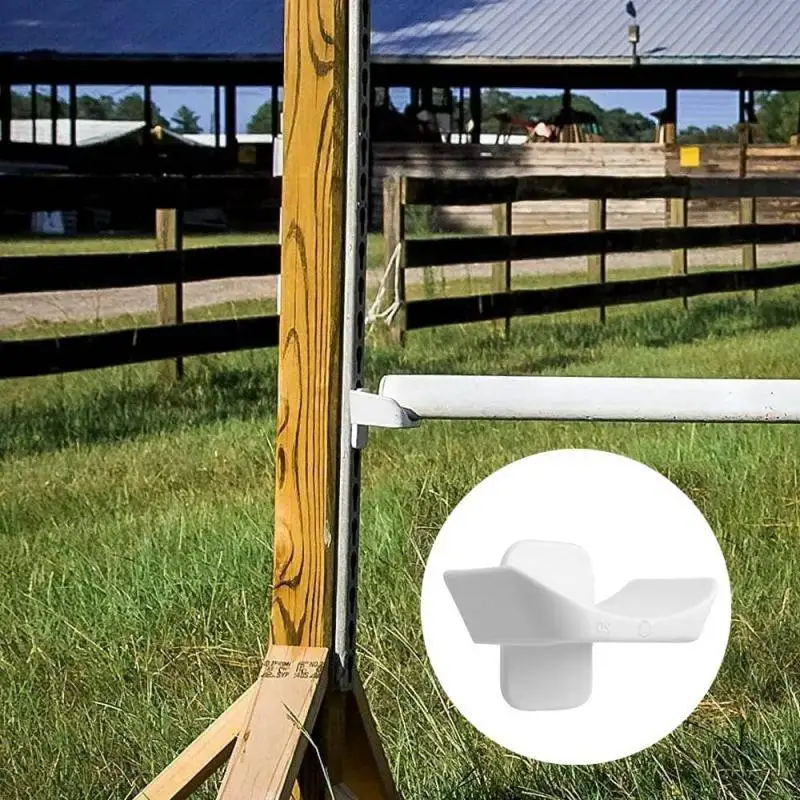 2 قطعة المنافسة القفز الحصان الانفصالية القفز الكؤوس المزالج أقفال ممارسة المحمولة معدات الفروسية عقبة القطب حامل #2