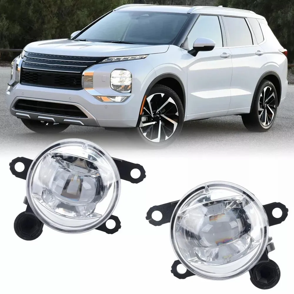 

1 Pair 2X Front Bumper Foglight Fog Light for Mitsubishi Outlander 2023 2024
