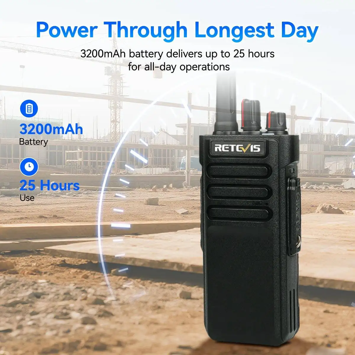 Retevis RT29 10W Walkie Talkie Long Range Powerful UHF Durable Two Way Radio Station Ship from America