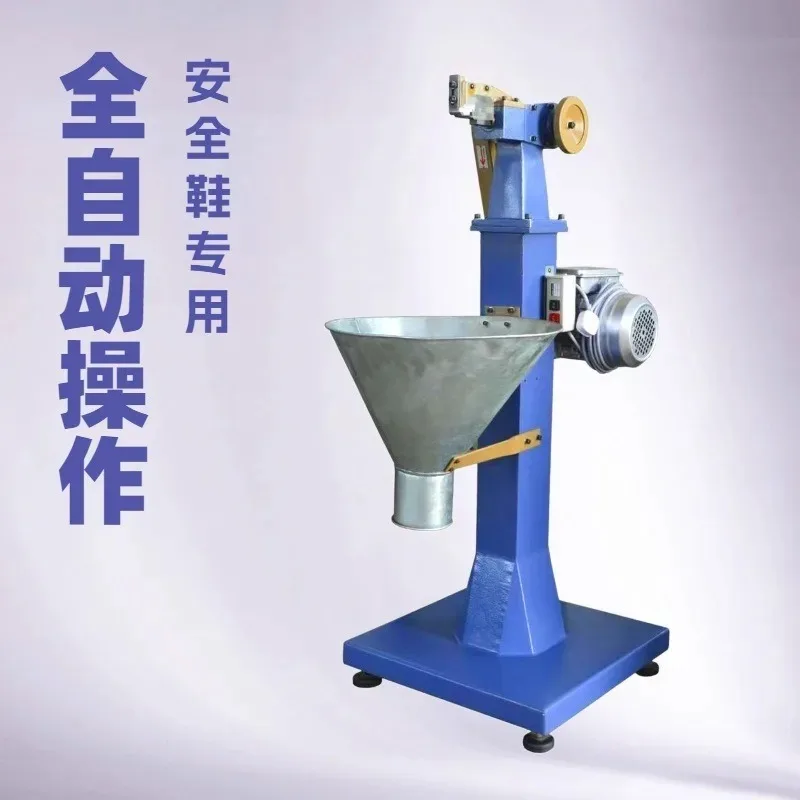 Sole trimming machine for safety shoes, corner cutting machine, Goodyear upper cutting machine