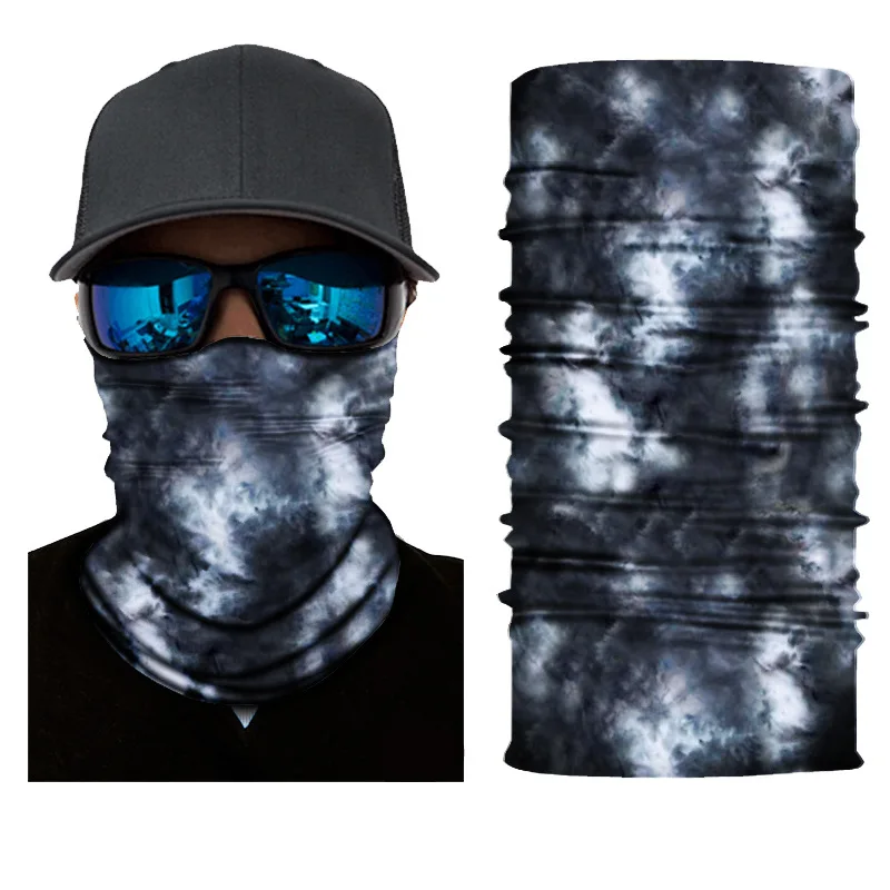 Colorful Landscape Starry Pattern Hair Bandana Galaxy Sky Printed Women Camping Travel Neck Scarf Men Running Headband Gaiter