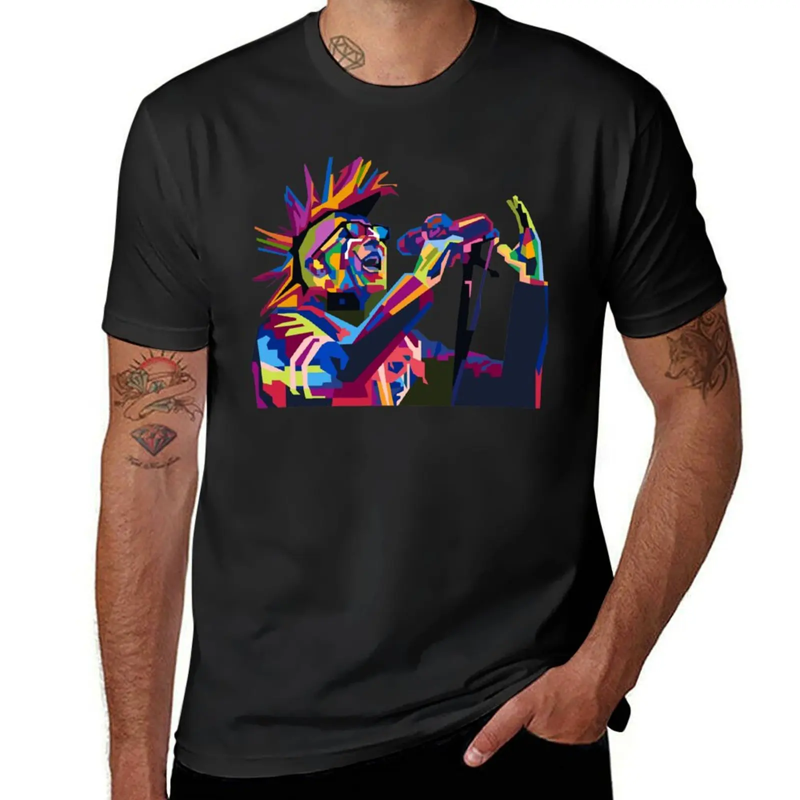 Abstract Geometric Maynard in WPAP T-Shirt Short sleeve tee customs design your own slim fit t shirts for men