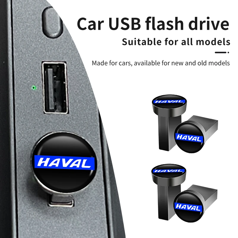 

Car LOGO Mini USB Flash Drive 32GB PenDrive 64gb U Stick Memory Stick For Haval H6 Dargo H9 M6 H6S F7 F7X Jolion X DOG XY H2 H3