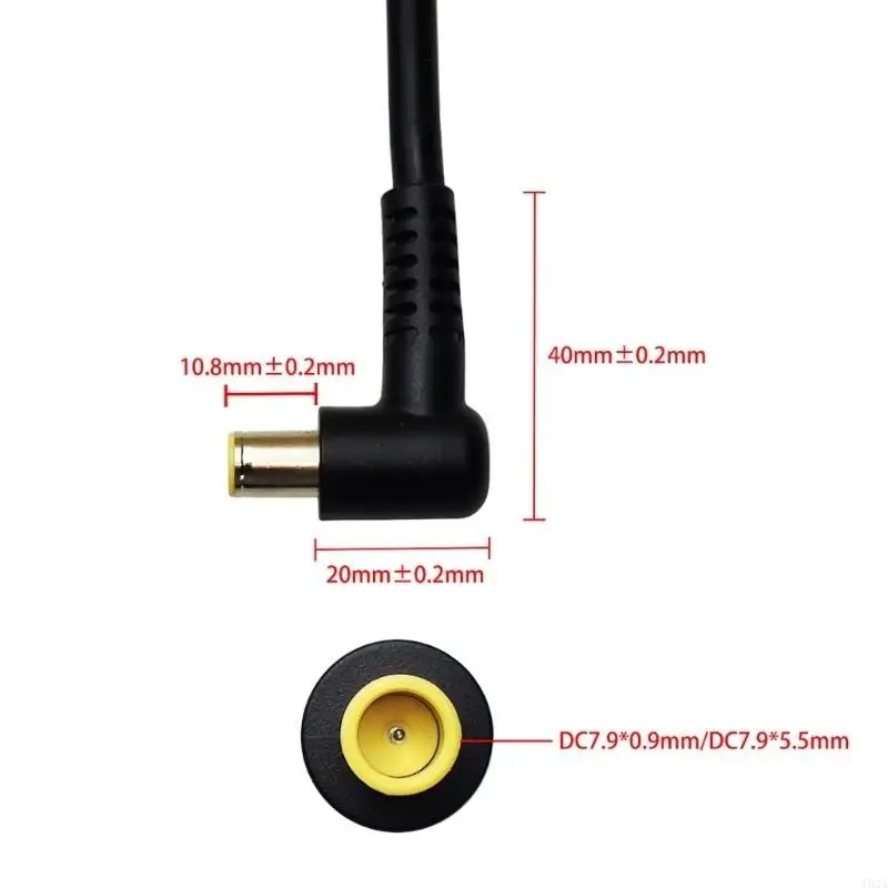 193A DC7909 Power Pigtails Cable 7.9mm Male Plug to Bare Wire Open End Power Supply