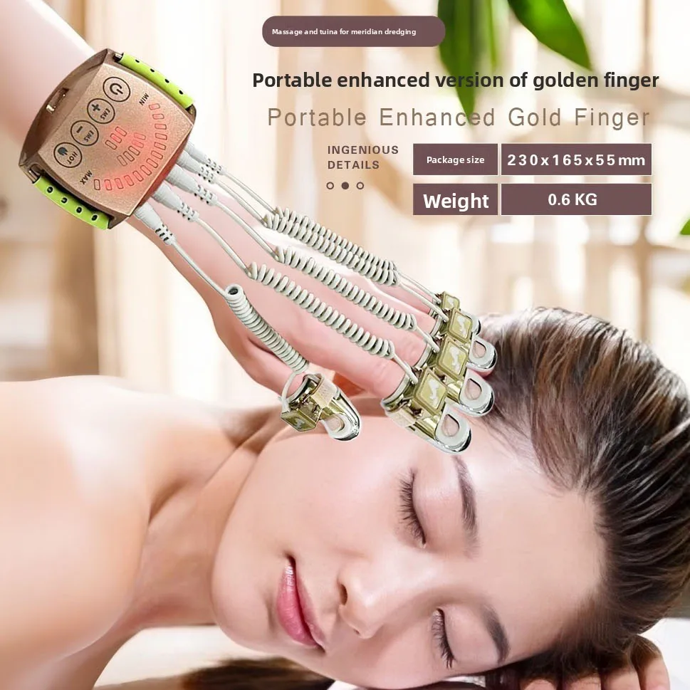 Upgraded Version of Intelligent Massage Beauty Instrument Magic Electric Micro Current Instrument King Kong Finger Ai
