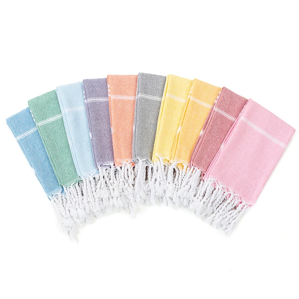 Premium Turkish Cotton Towels Soft and Luxurious Bath Hand and Face Towel Set Striped Towel Rectangular Tablecloth Bathroom set