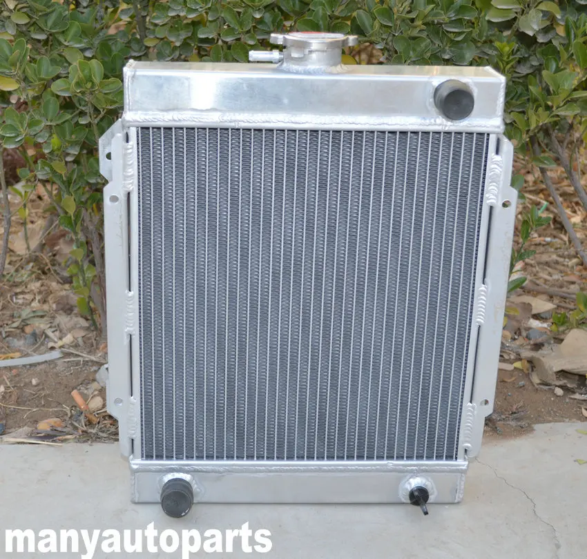 مشعاع ألومنيوم كامل لـ Datsun 1200 B110 120Y B210 1.2L A12 70-76 دليل 71 72 73 74 75