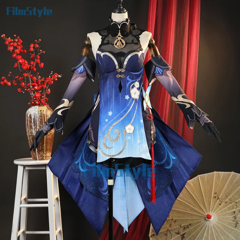 

Ganyu new outfit cosplay costume Genshin impact cosplay Twilight blossom Gan Yu full set cosplay costume uniform