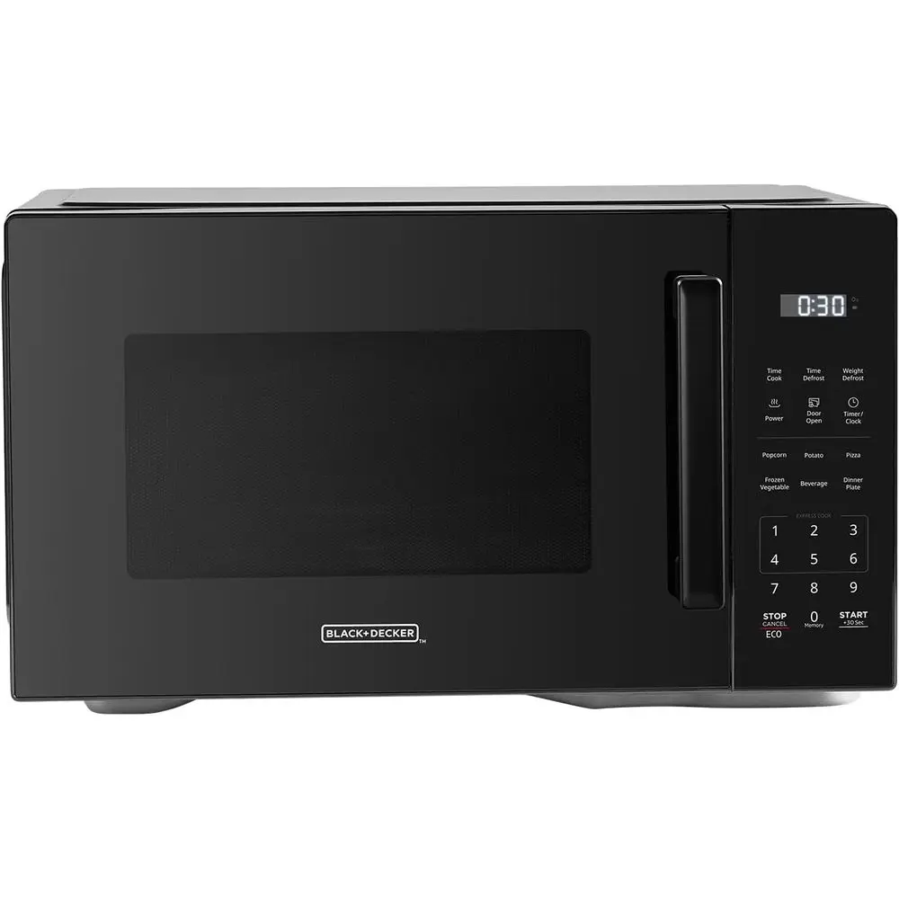 

BLACK+DECKER EM0P04P11 Countertop Microwave Oven, 1.1 Cu t, 1000W with 6 One-Touch Presets, ExprCooking, 10 Power Levels, and Ch