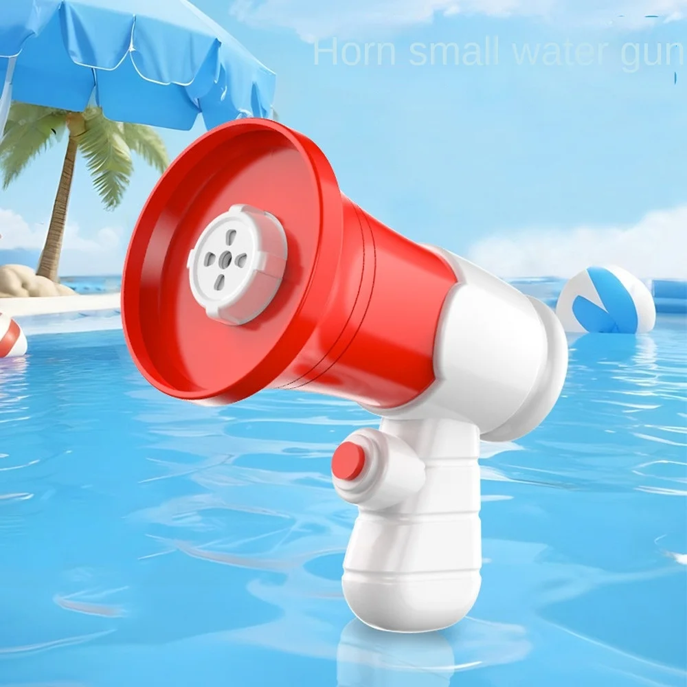 رذاذ الرش للأطفال البوق المياه المحمولة البلاستيك البوق رذاذ الماء اللعب سهلة ملء لطيف القرن المياه اللعب الصيف