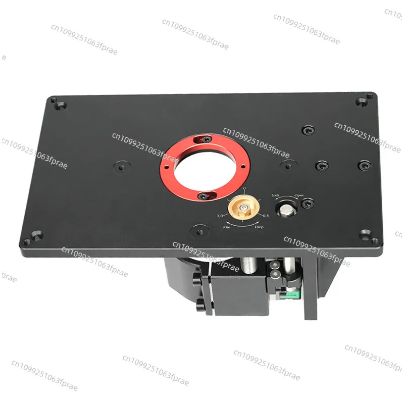 Trimmer flip-flop lift table woodworking fine-tuning milling cutter chamfer table engraving slotted flip-flop board