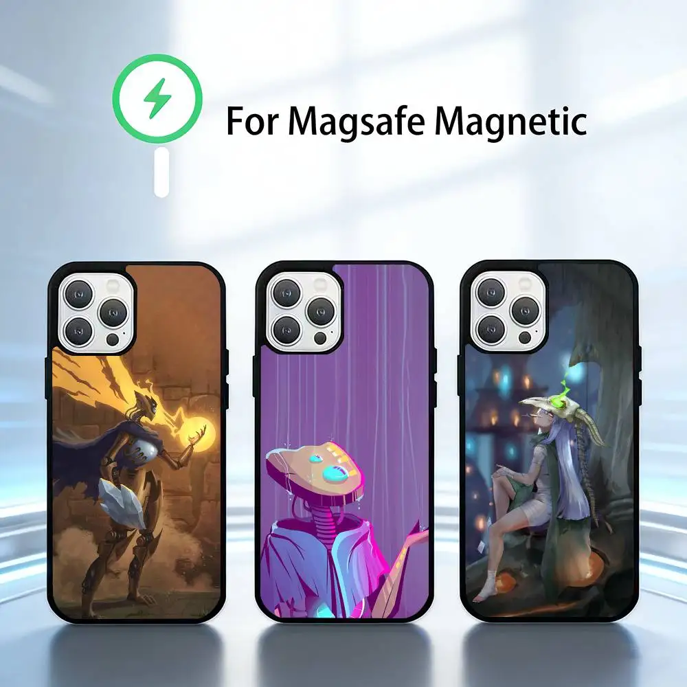 

S-STS2 Phone Case For iPhone17,16,15,14,13 Plus,Pro Max Magnetic For Magsafe Wireless Charging