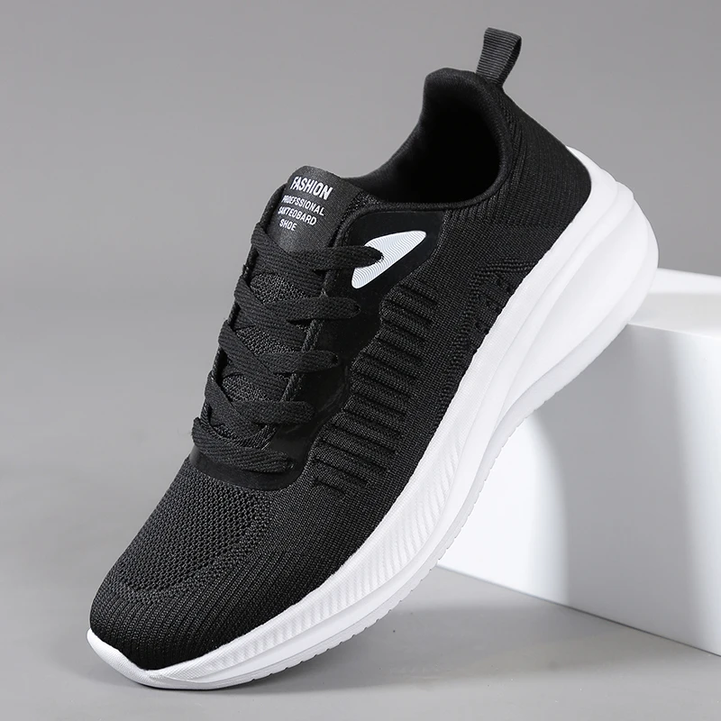 

Мужские кроссовки, удобная дышащая противоскользящая повседневная мужская обувь на толстой подошве, легкая мягкая спортивная обувь на шнуровке для мужчин