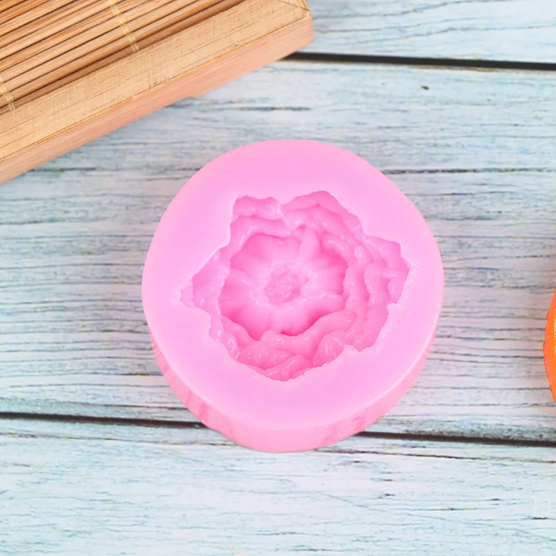 

[YU]1Pc Flower-Shaped Fondant Silicone Mold DIY Cake West Point Baking Molds Candy Mould Wedding Party Cake Decorating Tools